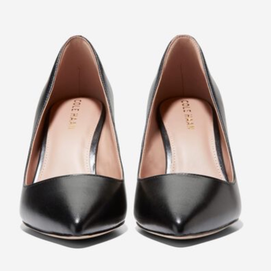 Cole Haan Mylah Black Leather Pumps